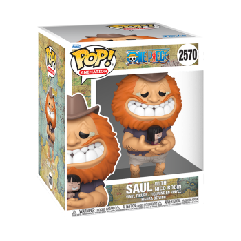 FUNKO POP! Vinyl Figur Animation One Piece Saul with Nico Robin 2570 15cm