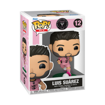 FUNKO POP! Vinyl Figur Sports Fußball EFL MLS Inter Miami Luis Suarez Pink 12