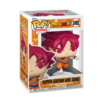 FUNKO POP! Vinyl Figur Animation Dragon Ball Z Super Saiyan God Goku Frieza Saga Refresh 2492