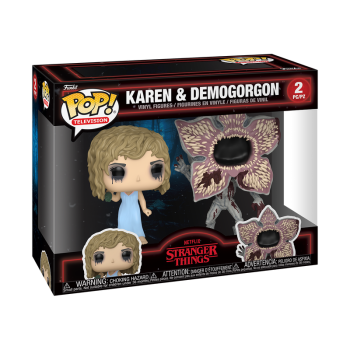FUNKO POP! Vinyl Figur Television Stranger Things Karen und Demogorgon 2er Pack