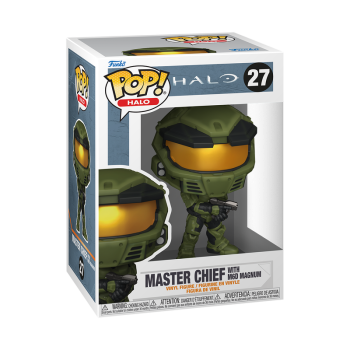FUNKO POP! Vinyl Figur Games Halo 25th Anniversary Master Chief with M60 Magnum 27