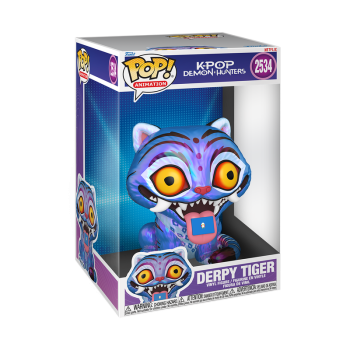 FUNKO POP! Vinyl Figur Animation KPop Demon Hunters Derpy Tiger 2534  25cm