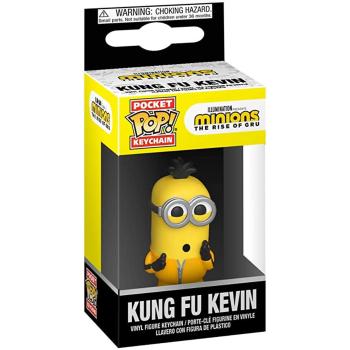 FUNKO POP! Vinyl Schlüsselanhänger Minions Kung Fu Kevin 4cm