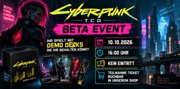 Cyberpunk TCG Beta Event am 10.10.2026