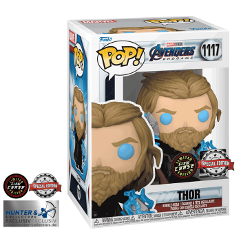 FUNKO POP! - MARVEL - Avengers Endgame Thor with Thunder Glow in the Dark #1117 CHANCE OF CHASE