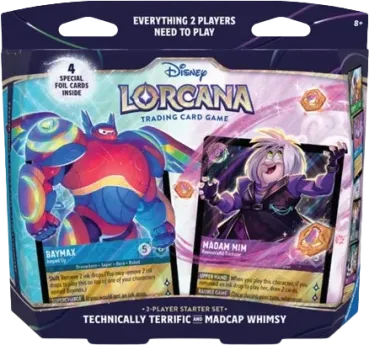 Lorcana  Disney Zwei-Spieler-Starterdeck – Die Stadt Hyperia  DE