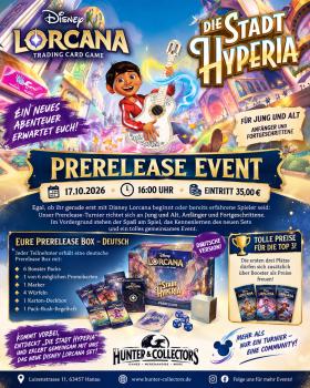 Disney Lorcana – Die Stadt Hyperia – Prerelease Event Ticket 17.10.2026