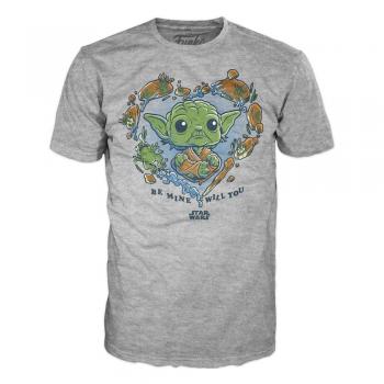 Star Wars Loose POP! Tees T-Shirt Be Mine Yoda