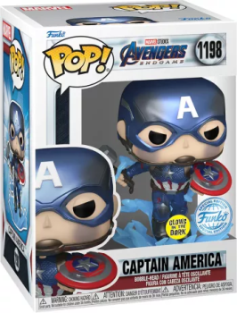 FUNKO POP! - MARVEL - Avengers Endgame Captain America #1198 Special Edition
