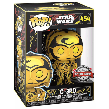 FUNKO POP! - Star Wars - Blacklight C-3PO #454 Special Edition