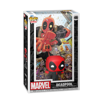 FUNKO POP! - MARVEL - Comic Cover Deadpool in Black Suit #46