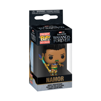 Funko POP Pocket! Vinyl Schlüsselanhänger - Black Panther Wakanda Forever Namor - 4cm