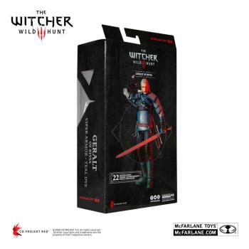The Witcher Actionfigur Geralt of Rivia (Viper Armor: Teal Dye) 18 cm
