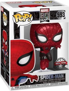 FUNKO POP! - MARVEL - Spiderman 80 Years Metallic #593