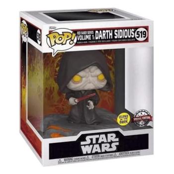 FUNKO POP! - Star Wars - Red Saber Series Volume 1 Darth Sidious #519 Special Edition