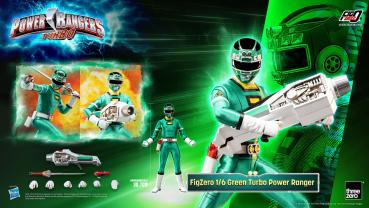 Power Rangers Turbo FigZero Actionfigur 1/6 Green Turbo Power Ranger 30 cm