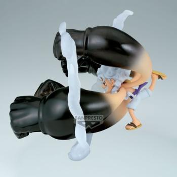 One Piece World Collectable Figure Special PVC Statue Monkey D. Luffy Gear5 Gum Dawn Gatling 12 cm
