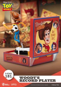 Toy Story Record Player Series PVC Figur Woody's Record Player 13 cm
