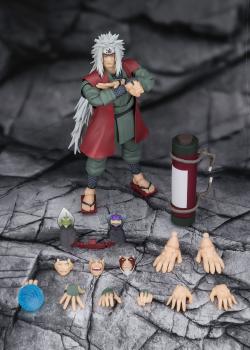 Naruto S.H.Figuarts Actionfigur Jiraiya Hidden Leaf Heroic Master Sage (Sage Mode Set) 17 cm