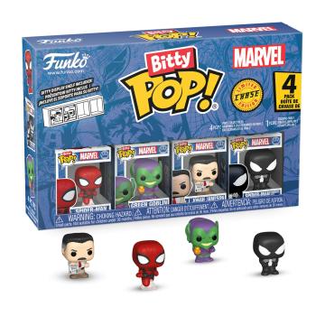 FUNKO Bitty POP - MARVEL Spider-Man Series 1 #4er Pack Chance of Chase