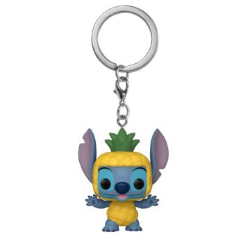 FUNKO POP! Vinyl Schlüsselanhänger Disney Lilo und Stitch Stitch as Pineapple  4cm