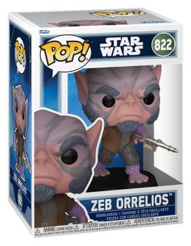 FUNKO POP! Vinyl Figur Star Wars The Mandalorian and Grogu Zeb Orrelios 822