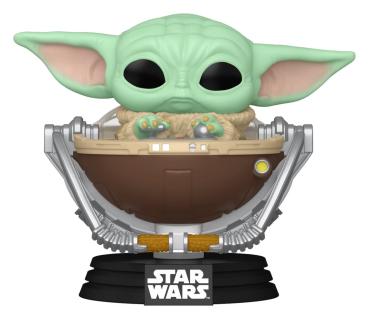 FUNKO POP! Vinyl Figur Star Wars The Mandalorian and Grogu Grogu in Pram 823