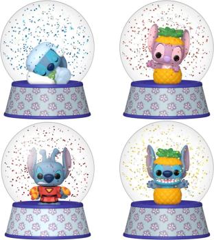 Lilo & Stitch Mystery Minis Minifiguren Glitter Globes 5 cm 1 Stück Blindpick