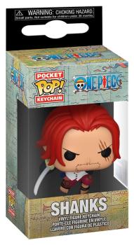 FUNKO POP! Vinyl Schlüsselanhänger One Piece Shanks  4cm