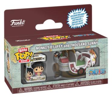 One Piece Bitty POP! Ride Vinyl Figur Thousand Sunny w/Luffy 2,5 cm