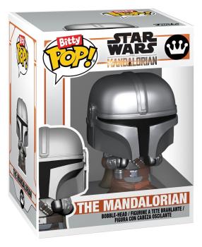 Star Wars Bitty POP! Ride Vinyl Figur N1 w/Mando 2,5 cm