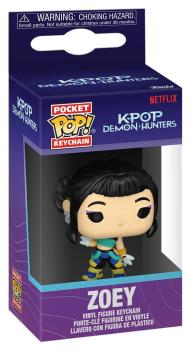 FUNKO POP! Vinyl Schlüsselanhänger K Pop Demon Hunters Zoey 4cm