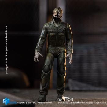 The Walking Dead Exquisite Mini Actionfigur 1/18 Daryl Dixon Dark Eyes Walker 11 cm