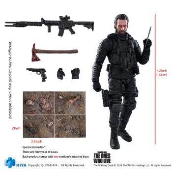 The Walking Dead: The Ones Who Lived Exquisite Mini Actionfigur 1/18 Rick Grimes 11 cm