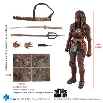 The Walking Dead: The Ones Who Lived Exquisite Mini Actionfigur 1/18 Michonne 10 cm