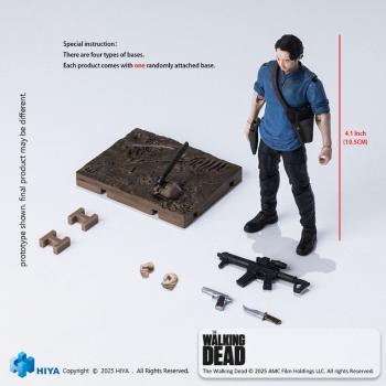 The Walking Dead Exquisite Mini Series Actionfigur 1/18 Glenn 11 cm