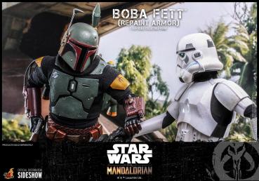 Star Wars The Mandalorian Actionfigur 1/6 Boba Fett (Repaint Armor) 30 cm