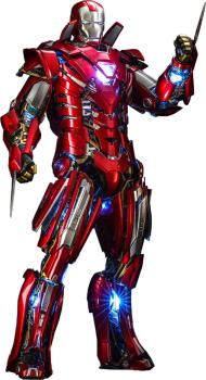 Iron Man 3 Movie Masterpiece Actionfigur 1/6 Silver Centurion (Armor Suit Up Version) 32 cm