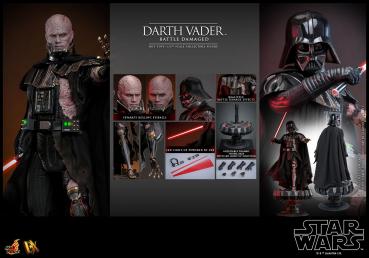 Star Wars Actionfigur 1/6 Darth Vader (Battle Damaged) 35 cm