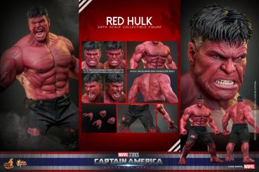 Captain America: Brave New World Movie Masterpiece Actionfigur 1/6 Red Hulk 47 cm