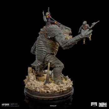 as Buch von Boba Fett Demi Art Scale Statue 1/20 Boba Fett & Rancor 38 cm