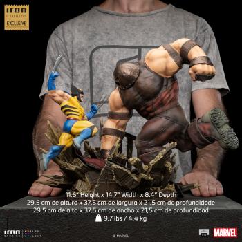 Marvel BDS Art Scale Statue 1/10 Wolverine vs Juggernaut Exclusive 30 cm