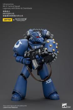 Warhammer The Horus Heresy Actionfigur 1/18 Ultramarines MK VI Tactical Squad Legionary with Bolter& Chainblade 12 cm