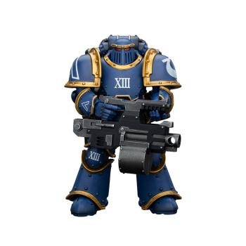 Warhammer The Horus Heresy Actionfigur 1/18 Ultramarines Legion MKIII Tactical Support Squad Legionary with Heavy Bolter 12 cm