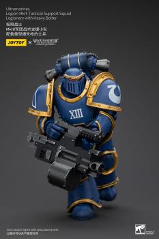 Warhammer The Horus Heresy Actionfigur 1/18 Ultramarines Legion MKIII Tactical Support Squad Legionary with Heavy Bolter 12 cm