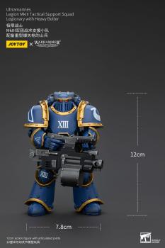Warhammer The Horus Heresy Actionfigur 1/18 Ultramarines Legion MKIII Tactical Support Squad Legionary with Heavy Bolter 12 cm