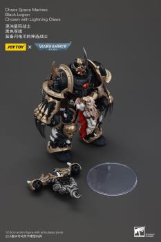 Warhammer 40k Actionfigur Chaos Space Marines Black Legion Chosen with Lightning Claws 20 cm