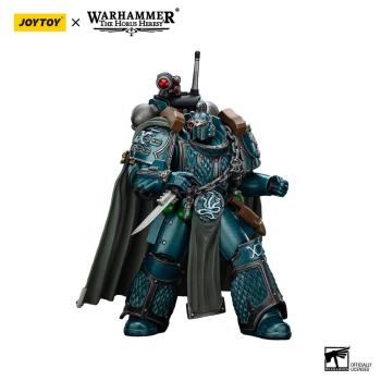 Warhammer The Horus Heresy Actionfigur Alpha Legion Exodus The One who is Many With Sniper Rifle And Power Dagger 20 cm