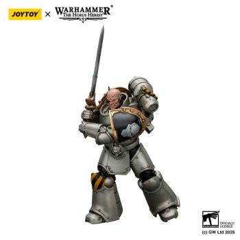 Warhammer The Horus Heresy Actionfigur 1/18 lron Warriors Command Squad Chosen with Legion Standard 12 cm