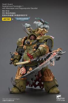 Warhammer 40k Actionfigur 1/18 Death Guard Deathshroud Terminator 1 with Manreaper and Plaguespurter Gauntlet 14 cm